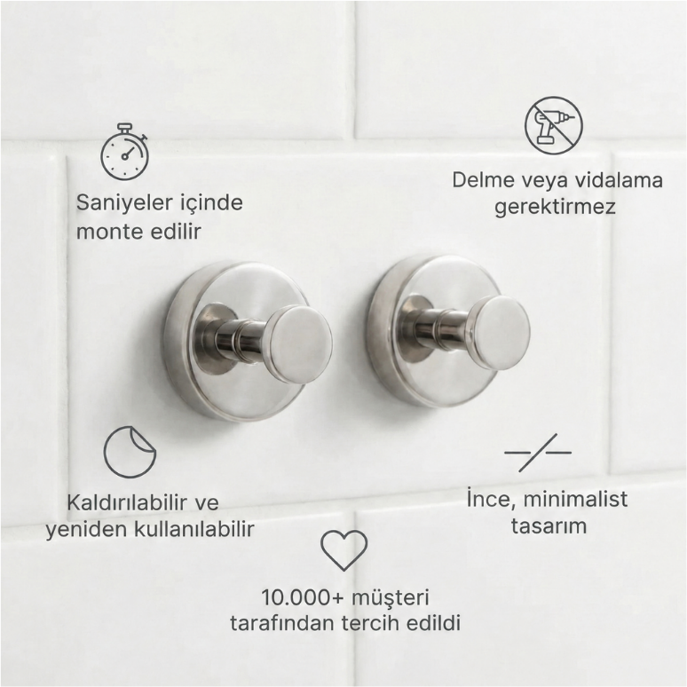 Mountly Duvar Kancası